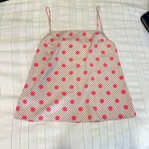 Victoria’s Secret Pink Polka Dot Camisole Top🩷🖤
